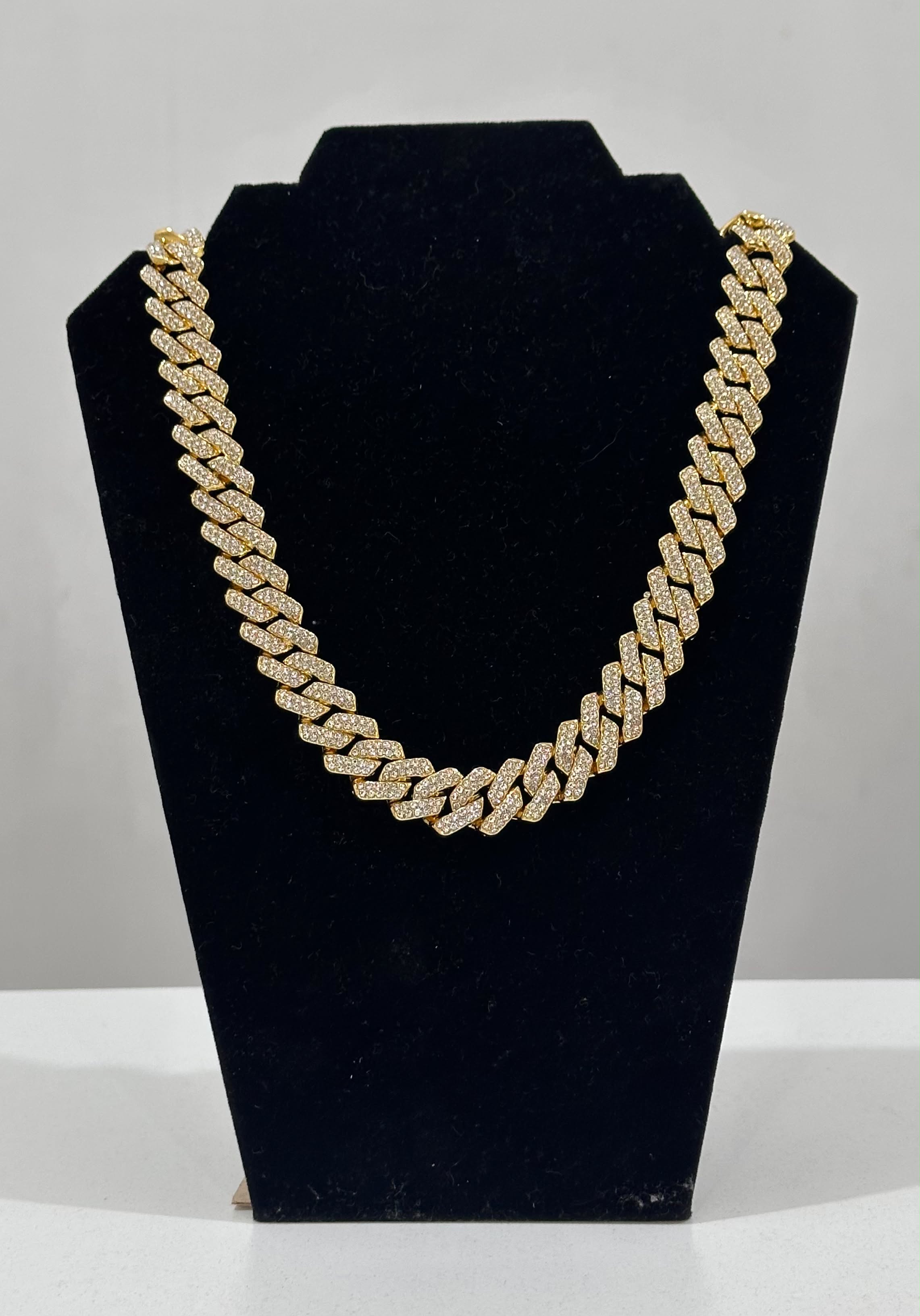 Cadena Cubana Full Strass