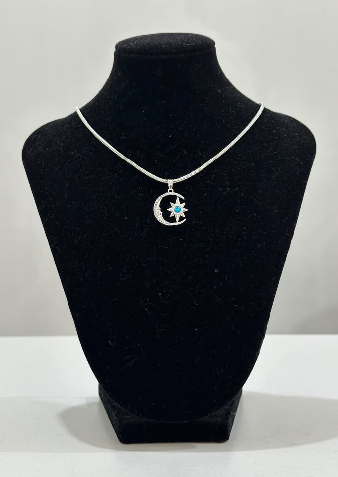 Collar Luna & Estrella Tornasol